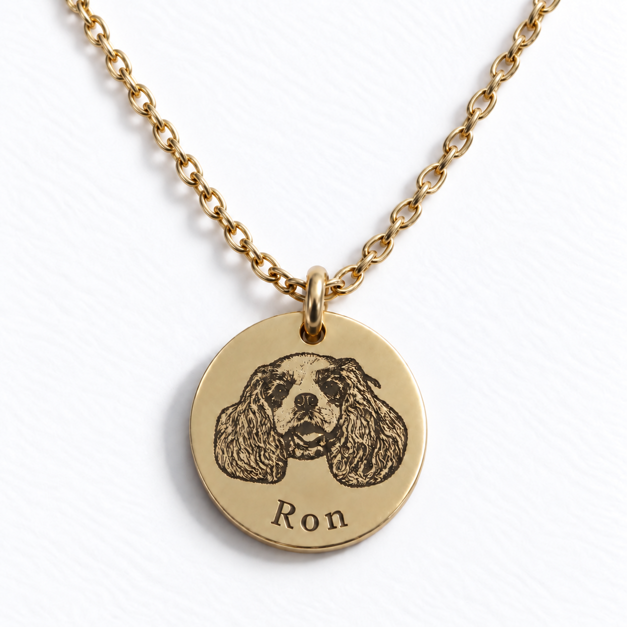 Personalized Pet Portrait Necklace