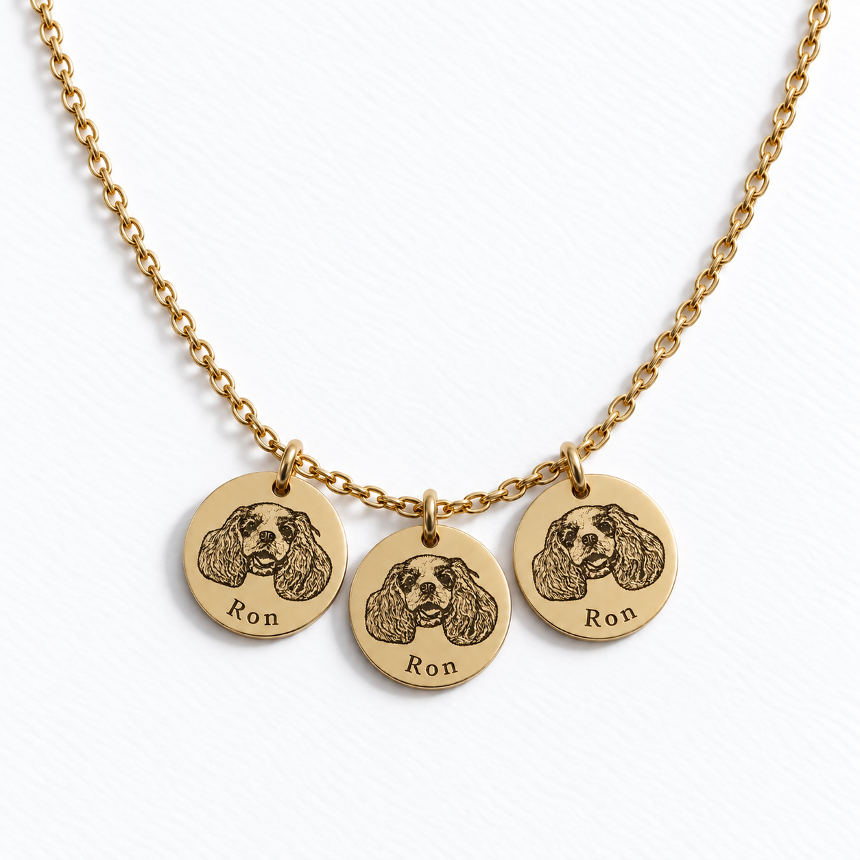 Personalized Pet Portrait Necklace